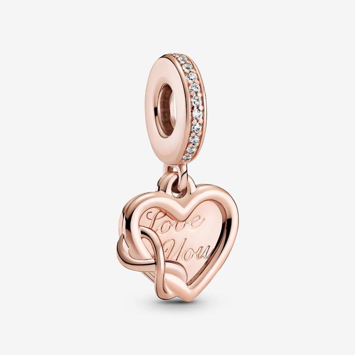 Charm Pendente Cuore Infinito