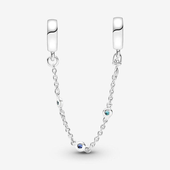 Charm Catena di Sicurezza Pietre Blu