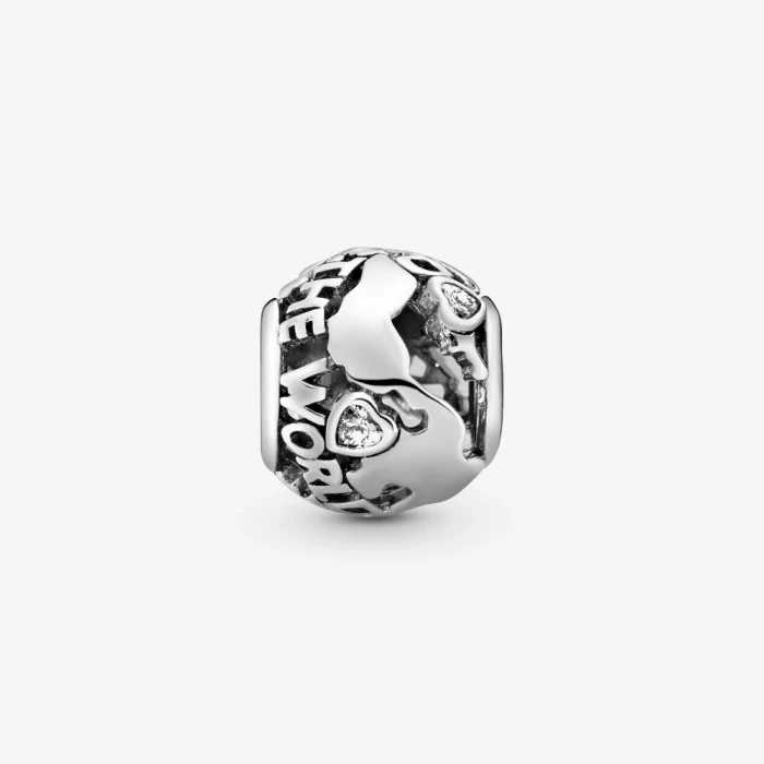 Charm openwork intorno al mondo