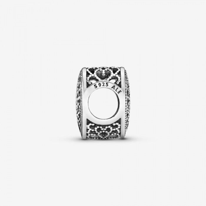 Charm Cuore decorato