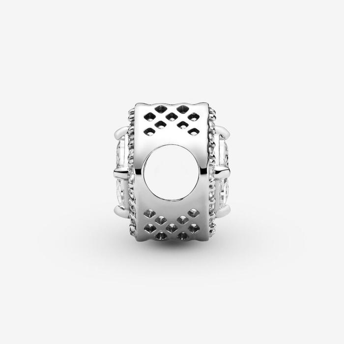 Charm Punto Luce Quadrato Scintillante