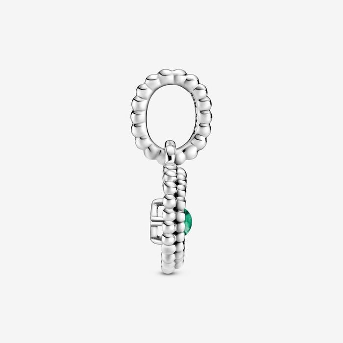 Charm Pendente Cuore Verde Maggio