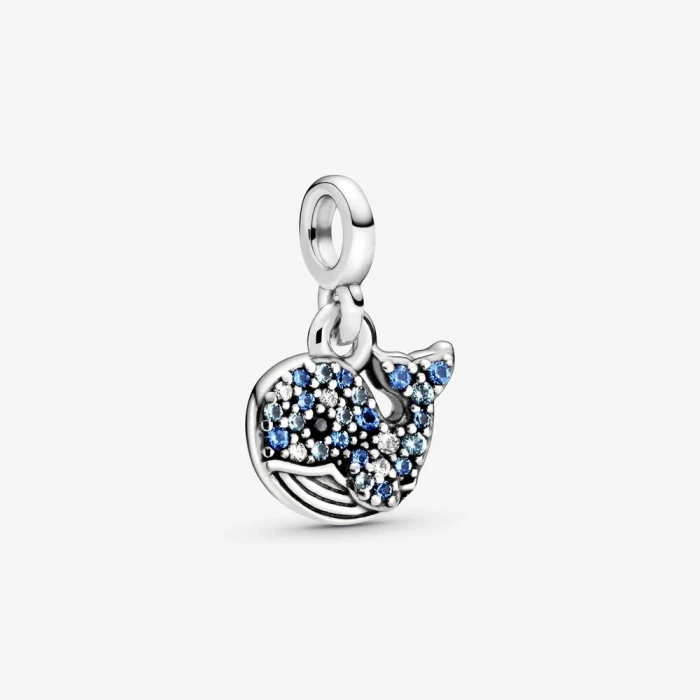 Mini charm pendente La mia balena blu