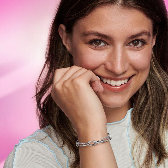 Charm Doppio Link Pietre Luminose Pandora ME