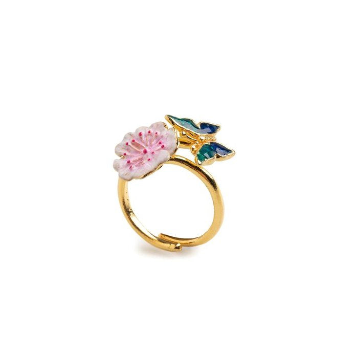 Anello Farfalla/Fiore di pesco