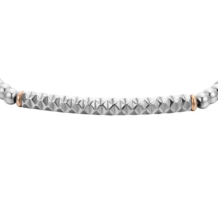BRACCIALE UOMO IN ACCIAIO EMATITE GRIGIA