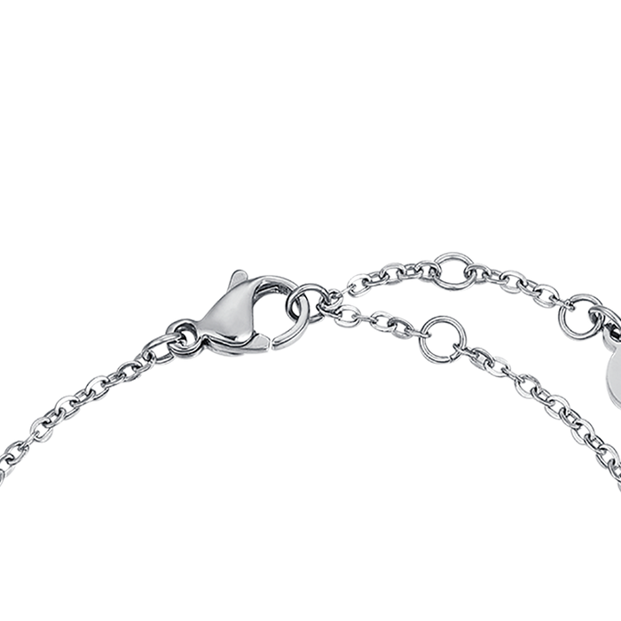 BRACCIALE IN ACCIAIO CON PIETRE GOLDEN SHADOW