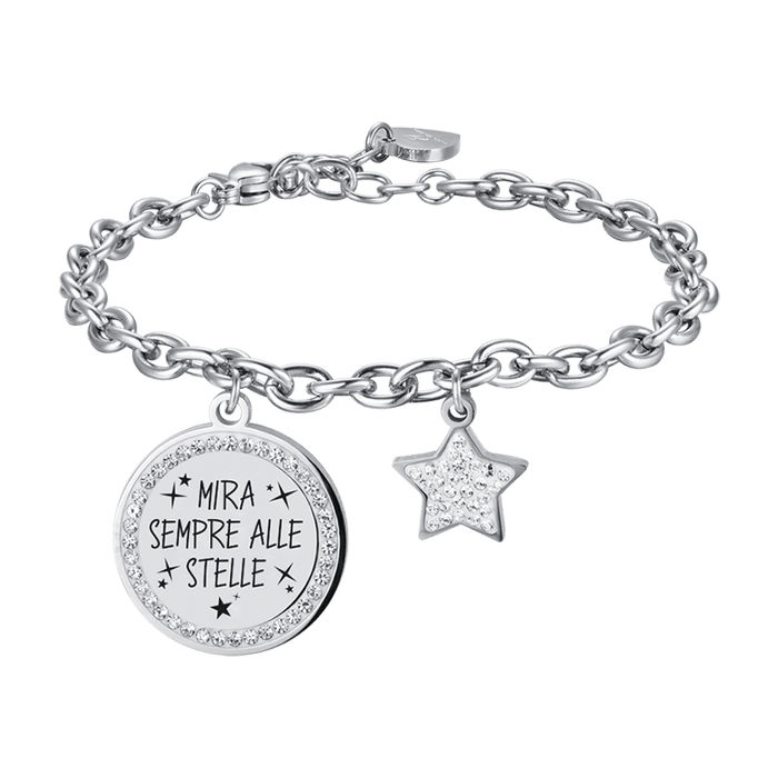 BRACCIALE DONNA IN ACCIAIO MIRA SEMPRE ALLE STELLE