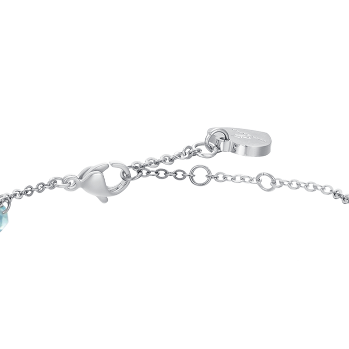 BRACCIALE DONNA IN ACCIAIO CRISTALLI MULTICOLOR