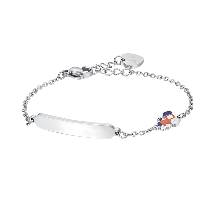 BRACCIALE BAMBINO IN ACCIAIO CON TRENO