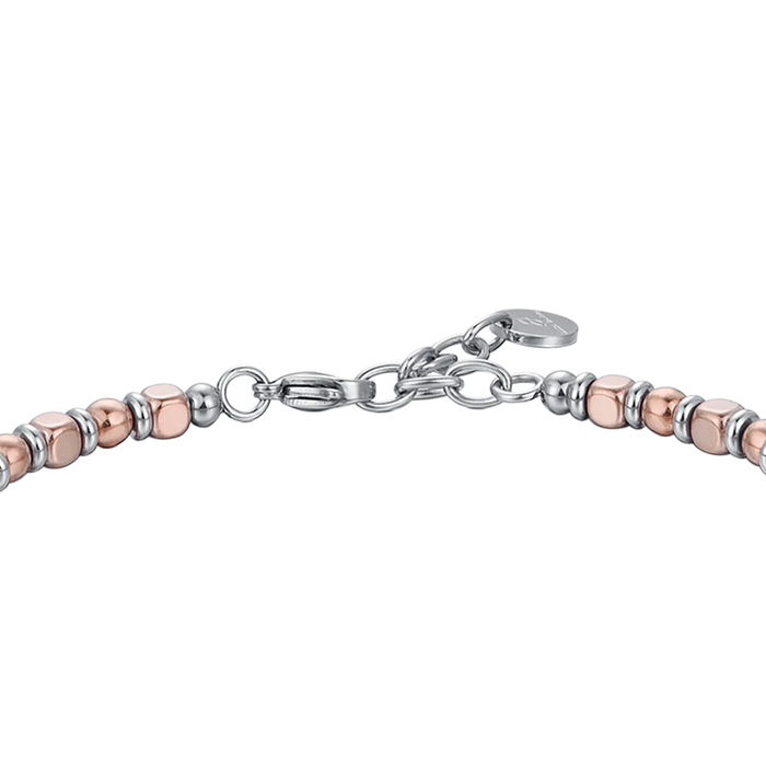 BRACCIALE UOMO IN ACCIAIO CON EMATITE ACCIAIO