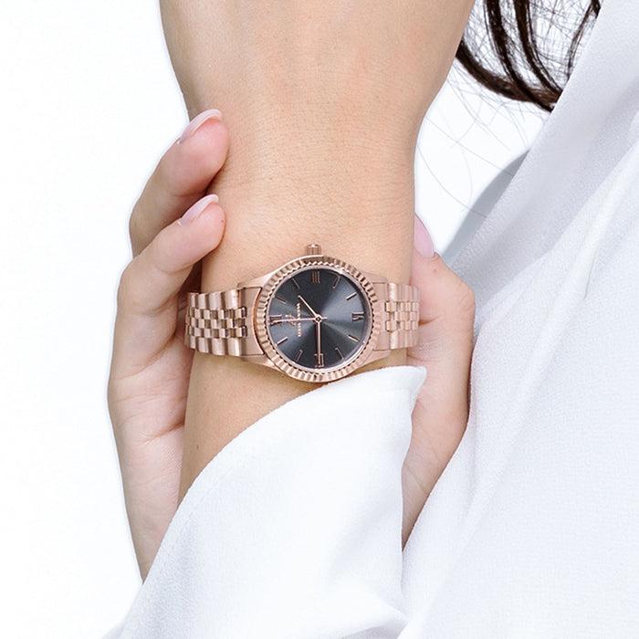 OROLOGIO DONNA CON CASSA IN ACCIAIO QUADRANTE ROSA - BW290