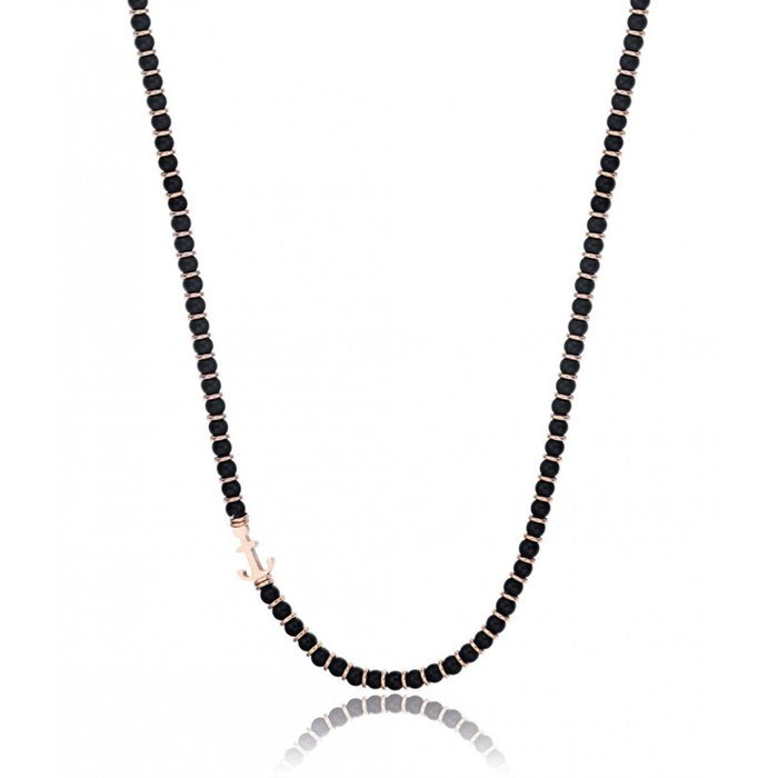 Collana Con Agata Nera