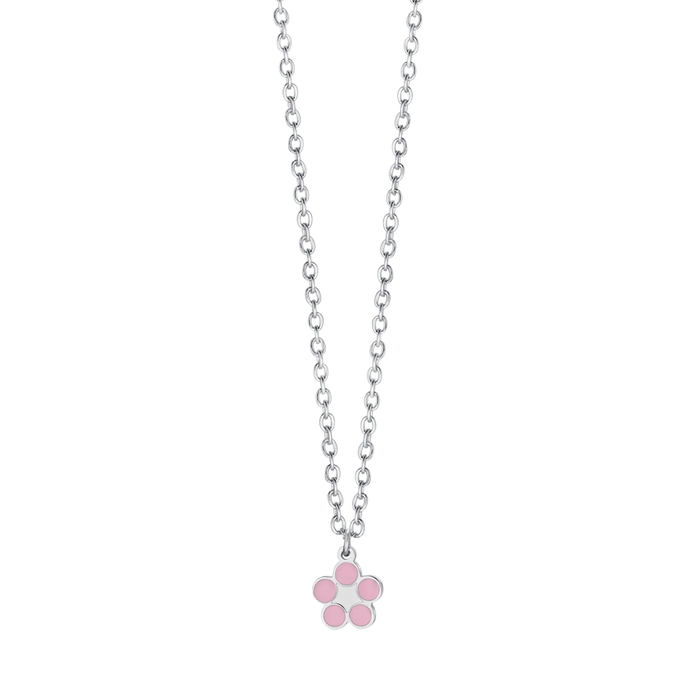 COLLANA BAMBINA IN ACCIAIO CON FIORE