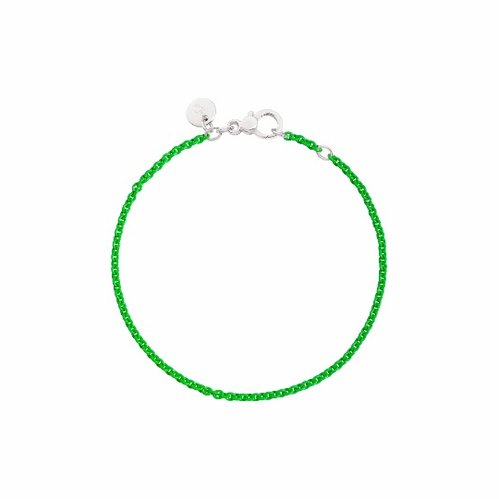 BRACCIALE IN ARGENTO VERDE