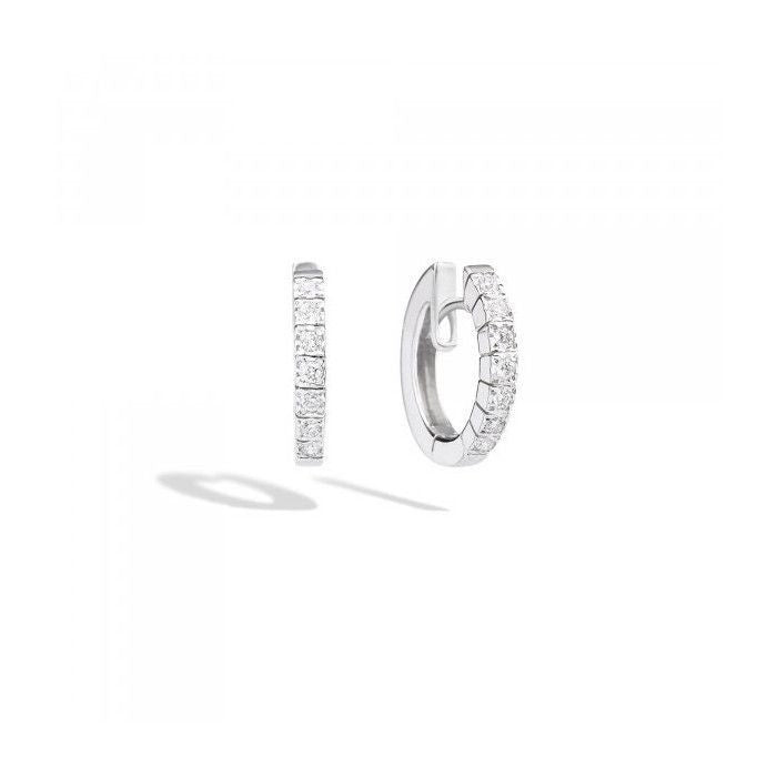 Orecchini cerchi face cube br 0.34