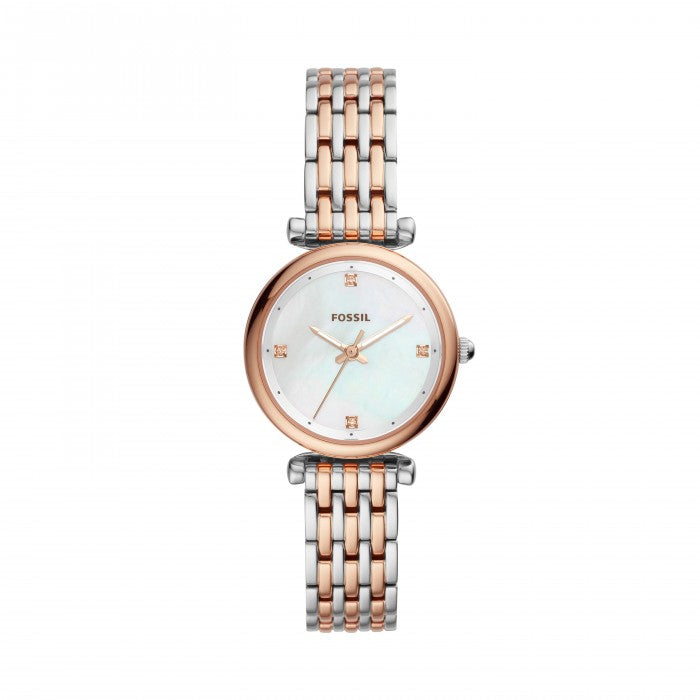 Orologio Carlie Mini a tre sfere in acciaio bicolore