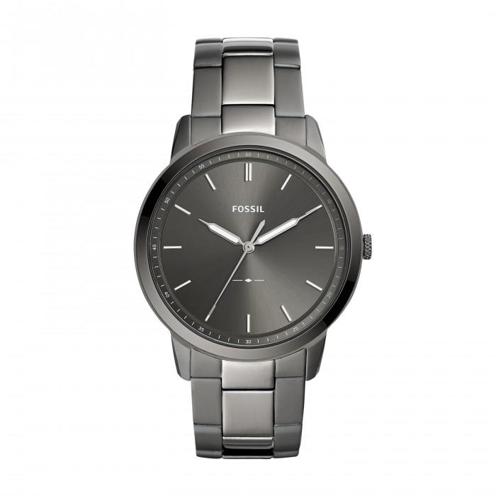 Orologio The Minimalist a tre lancette in acciaio grigio fumo - gioielleriaperdichizzi.it