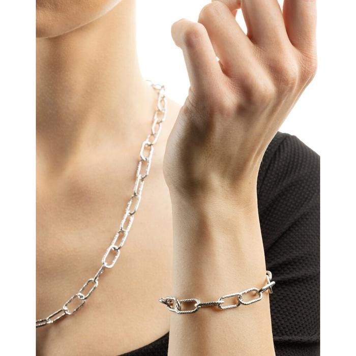 Bracciale Diamantato Rodio