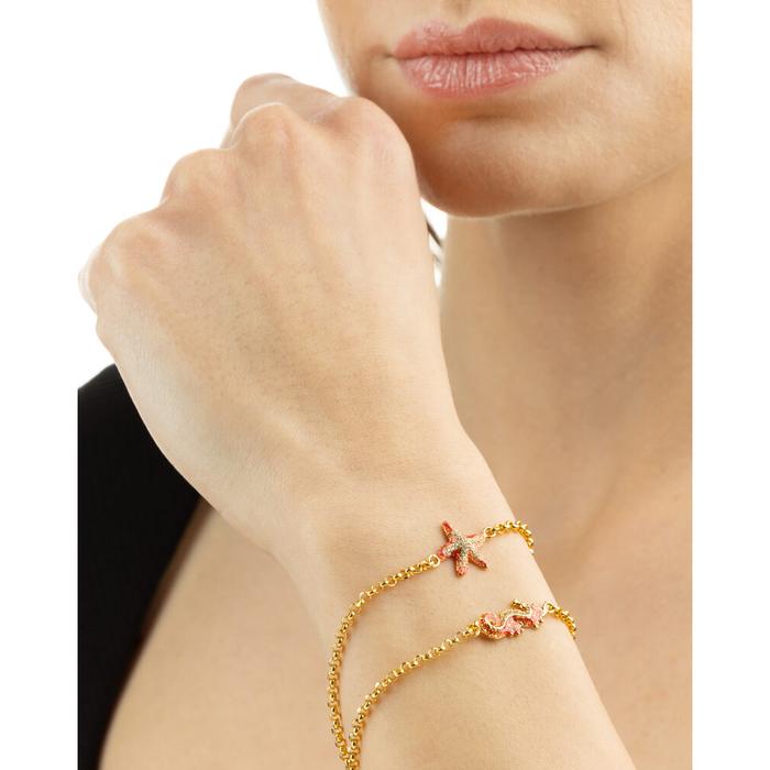 Bracciale Rolò Ippocampo Lapilli