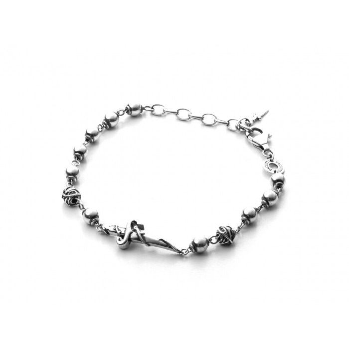 Bracciale pallini spadino