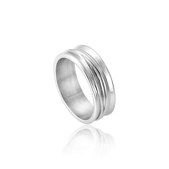 Anello In Acciaio Nodo