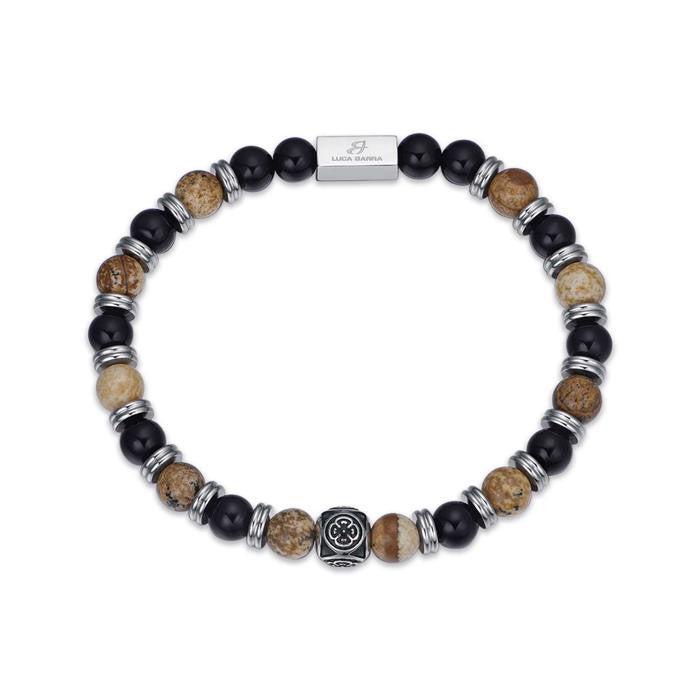 Bracciale In Acciaio Con Pietre