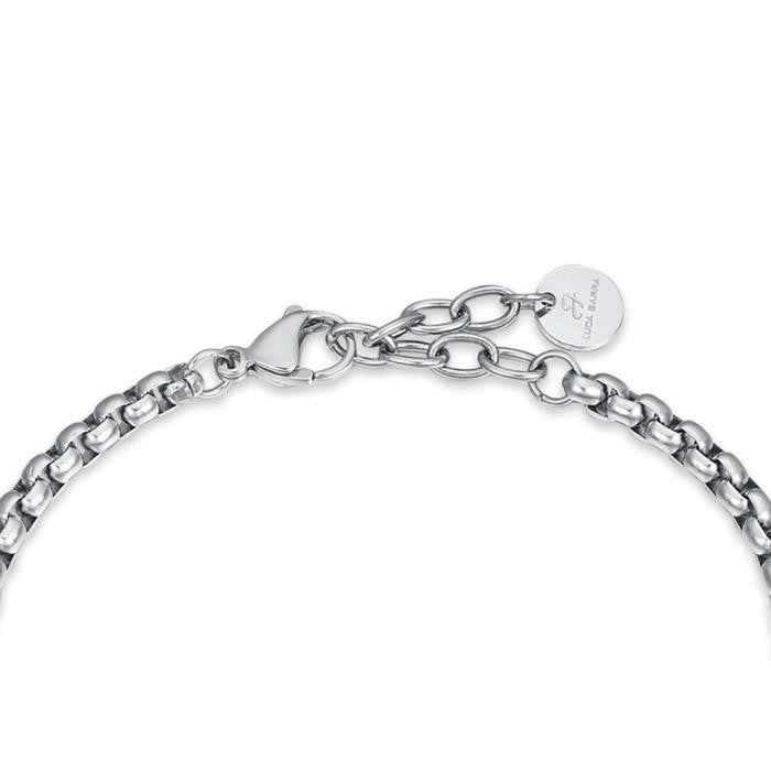 Bracciale in acciaio con rosa dei venti ip rose