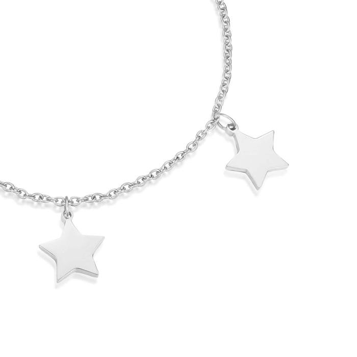 Bracciale In Acciaio Con Stelle