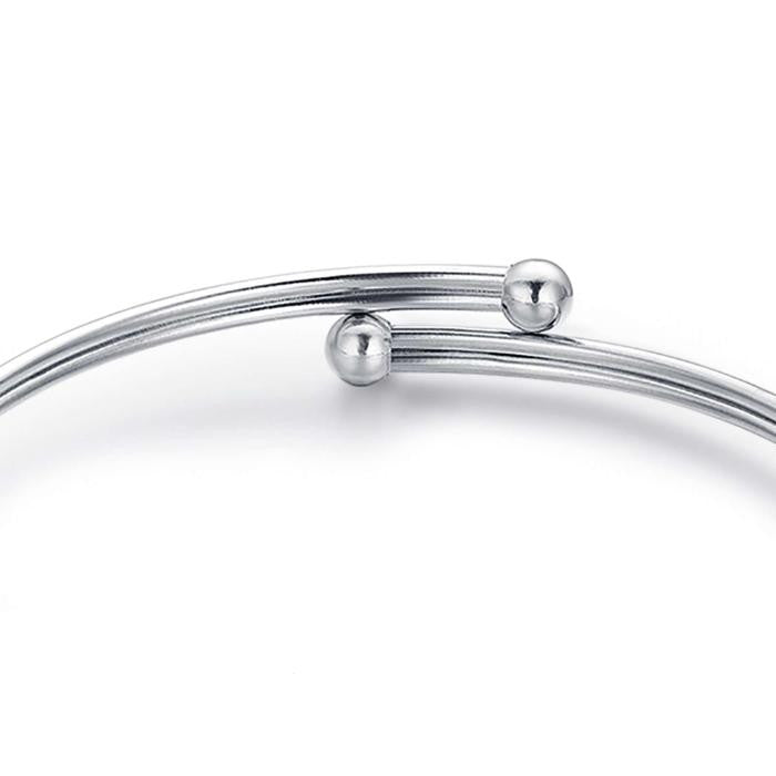 Bracciale In Acciaio Con Stelle E Luna
