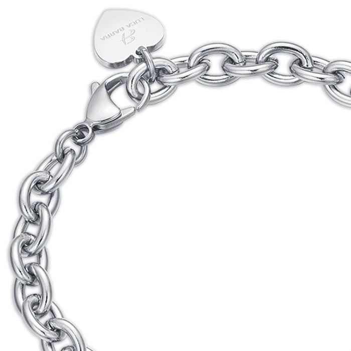 Bracciale In Acciaio Con Cuore Forever Family