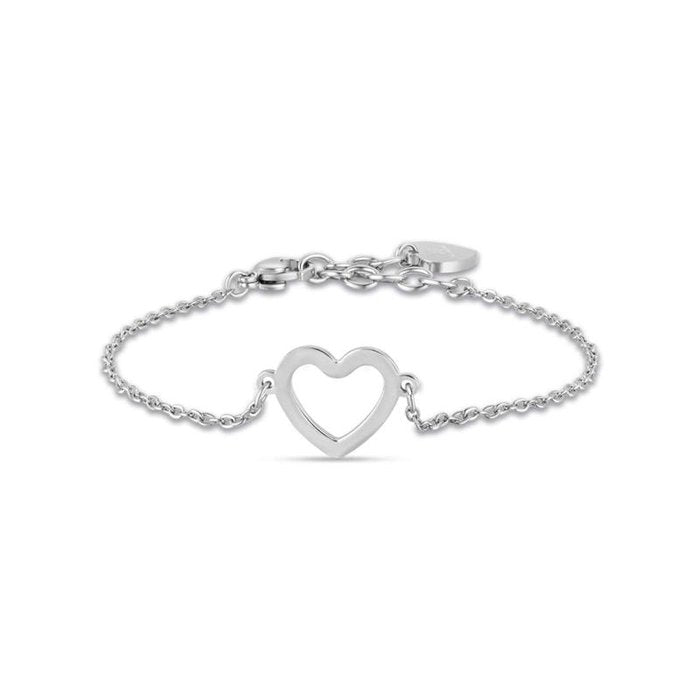 Bracciale in acciaio con cuore