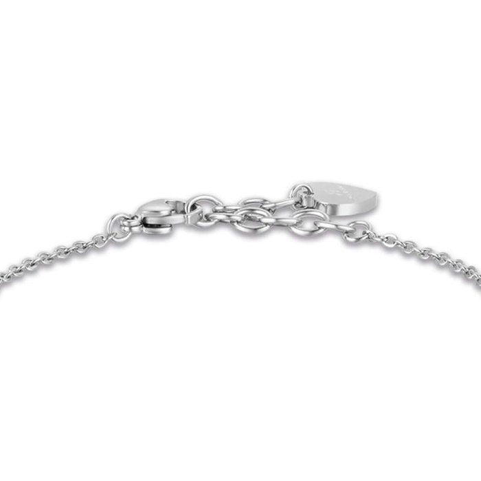 Bracciale in acciaio con farfalla
