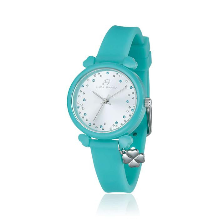 Orologio in silicone verde smeraldo