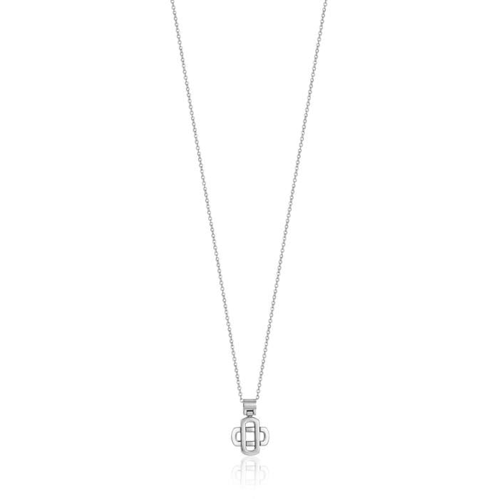 Collana In Acciaio Con Ciondolo