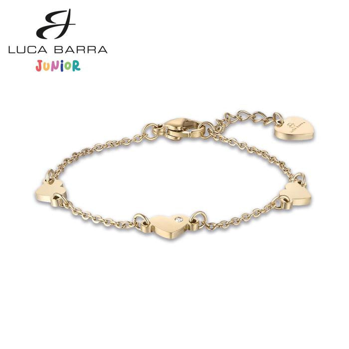Bracciale In Acciaio Con Cuori