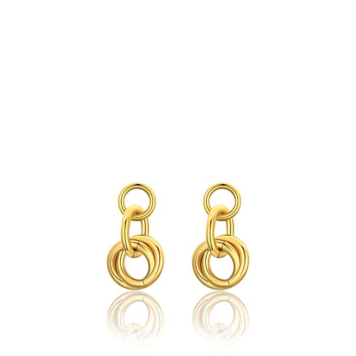 Orecchini In Acciaio Ip Gold