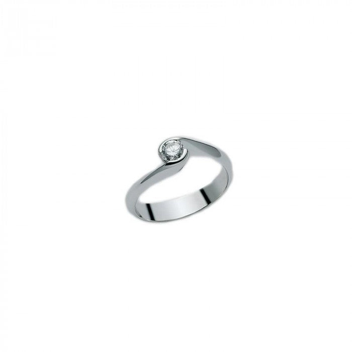 Anello solitario con brillante