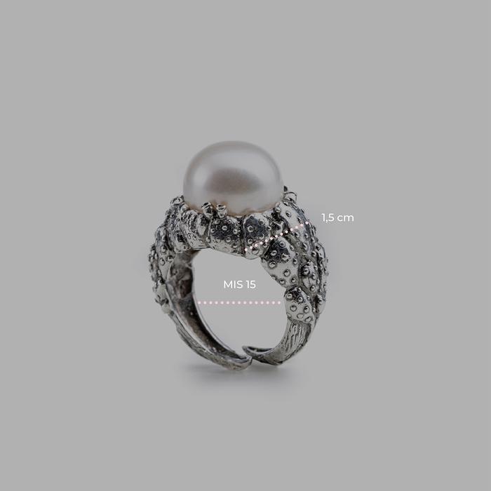Anello  Perla Pala Di Fico Nude