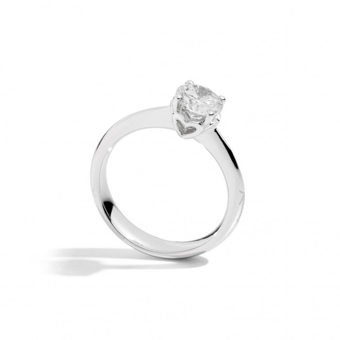 Anello anniversary solitario br 0.34