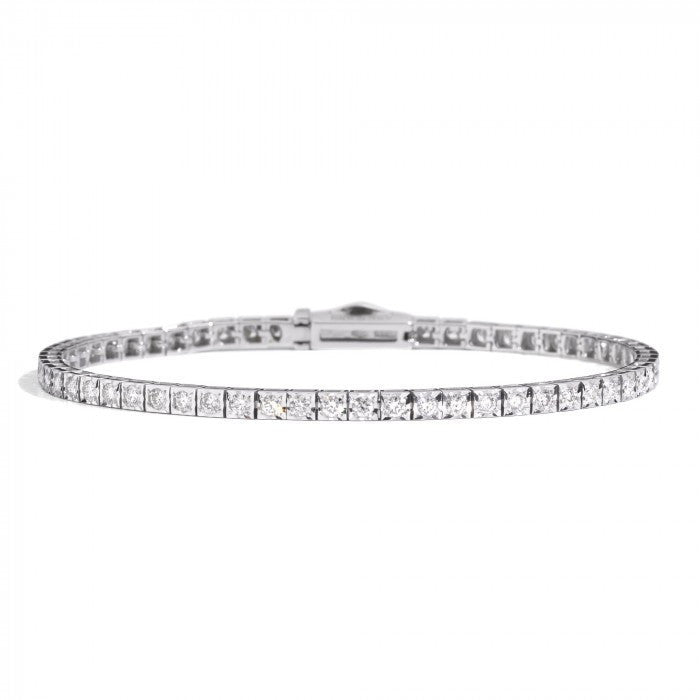 Bracciale tennis face cube br 0.70