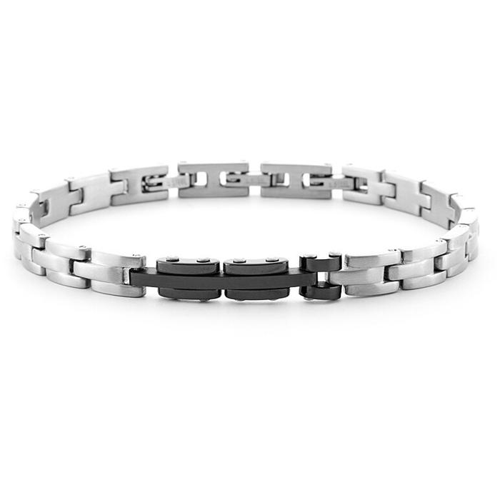 Bracciale ceramica nera pvd nera