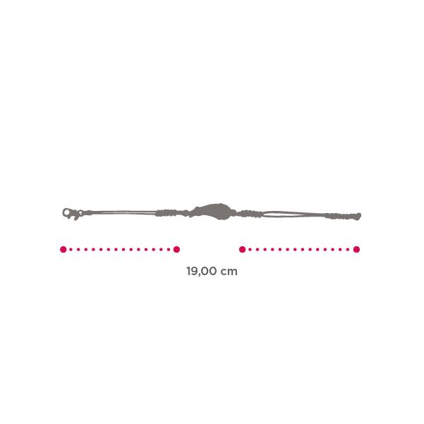 Bracciale Asso di Mazze Lapilli