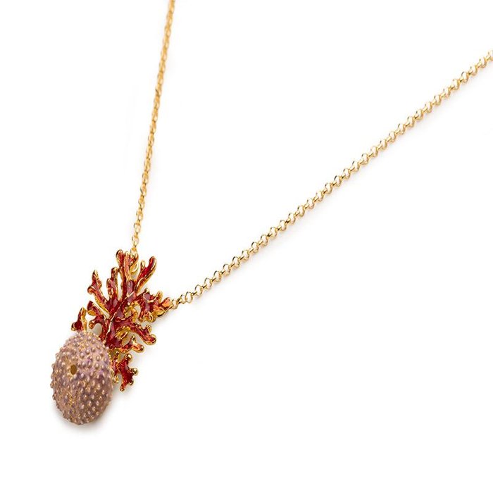 Collana Riccio Carosello/Corallo
