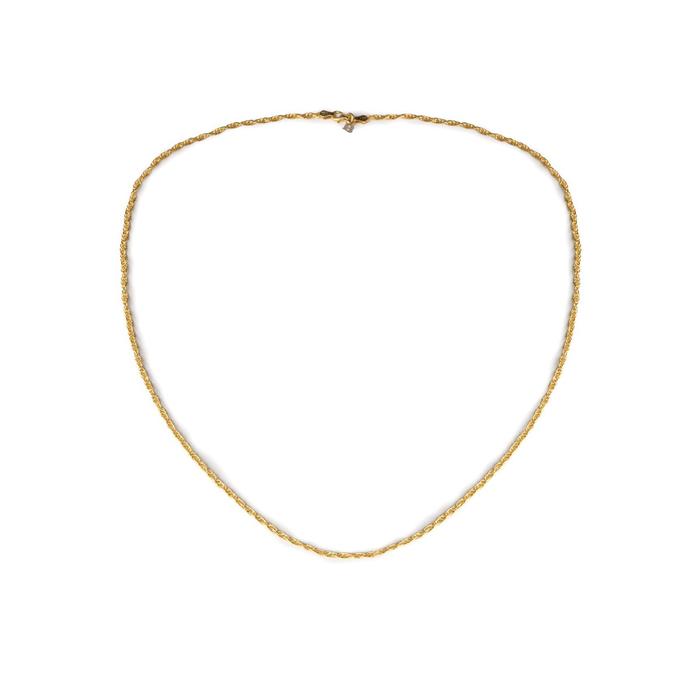 Collana corda dorata