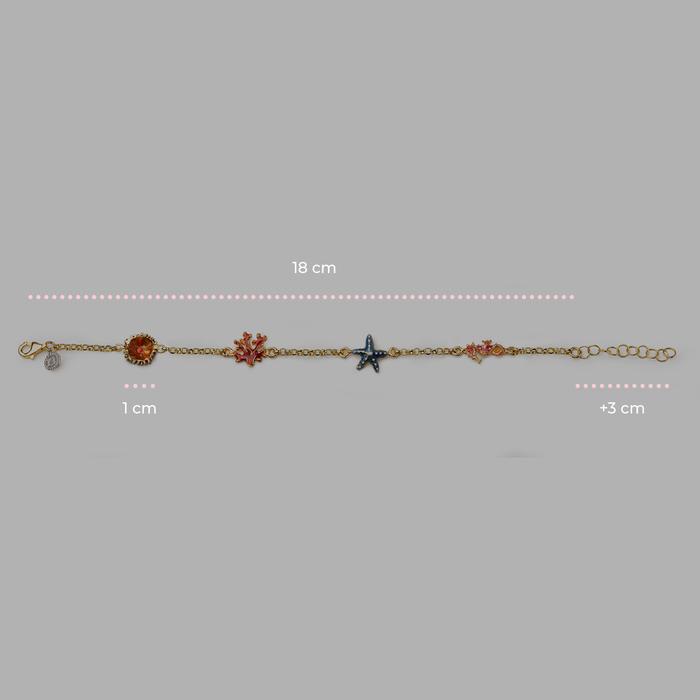 Bracciale Rolò 4 simboli Mare